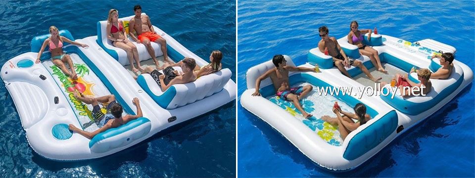 inflatable floating island-1