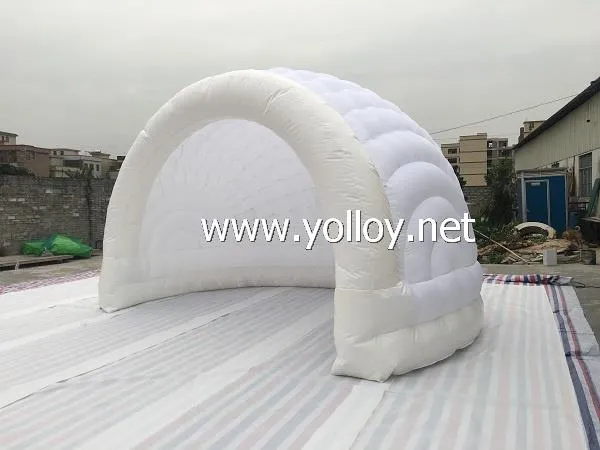 Inflatable Half Dome Tent With LED Light For Party Tent