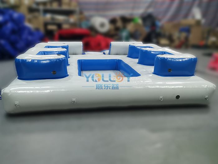Floating Inflatable Island Pool Lounge Sofa