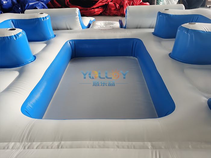 Floating Inflatable Island Pool Lounge Sofa